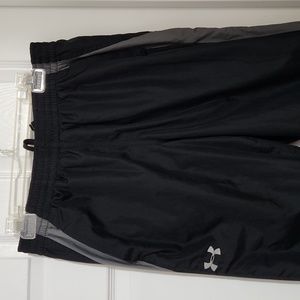 Under Armour Mens Warm Up Pants, Mesh-lined, Loose Fit
